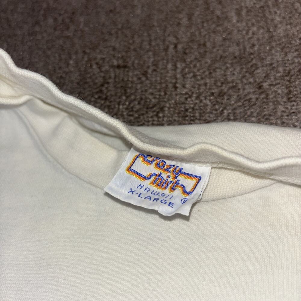 VTG 90s Crazy Shirts Hawaii USA XL Sailing T-shirt Single Stitch Sanibel Island - Picture 7 of 11